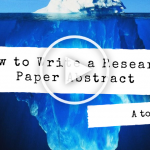 How to Write a Research Paper Abstract (Play Button)