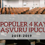 En Popüler 4 Kayıt Başvuru İpucu: 2018-2019